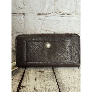 Coach pebbled leather wallet vintage NWT